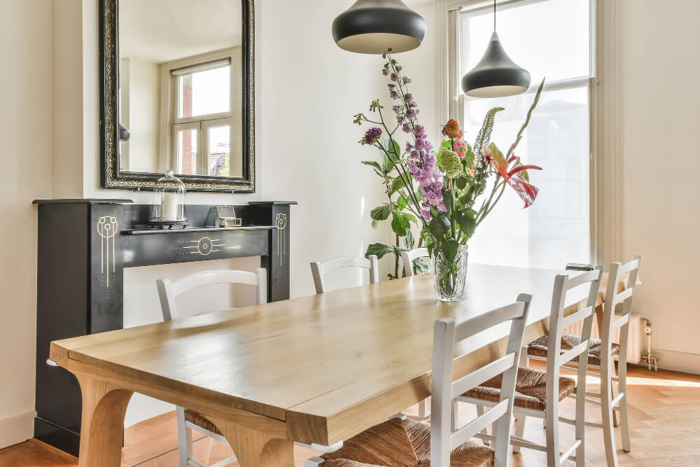 mesa redonda o rectangular